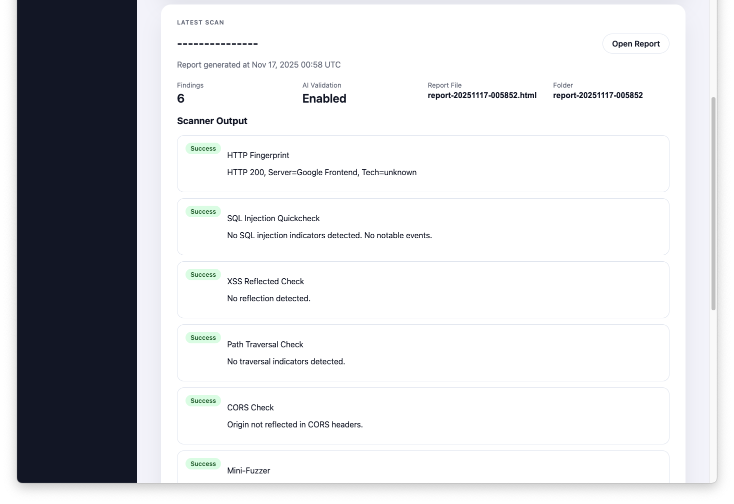 Konfiguration der Scanprofile